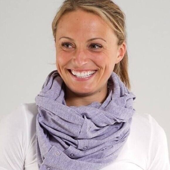 lululemon athletica Accessories - Lululemon Vinyasa Lilac Heathered Coal Wee Stripe Scarf